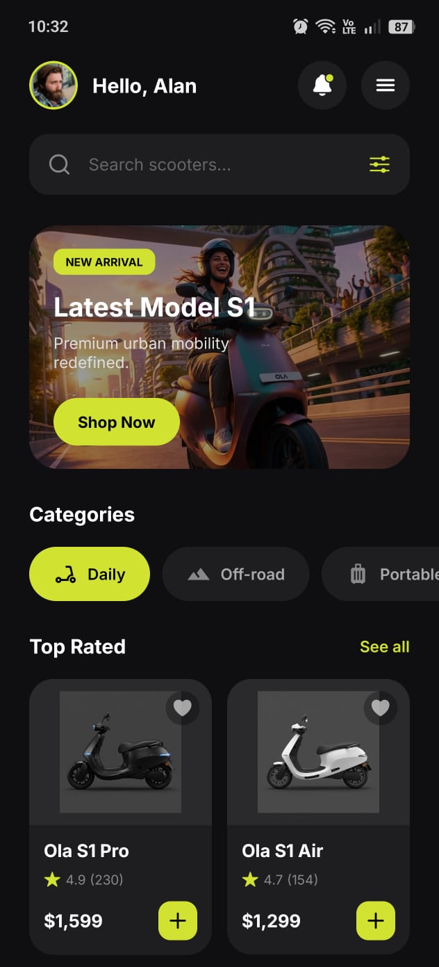Ola Product Detail