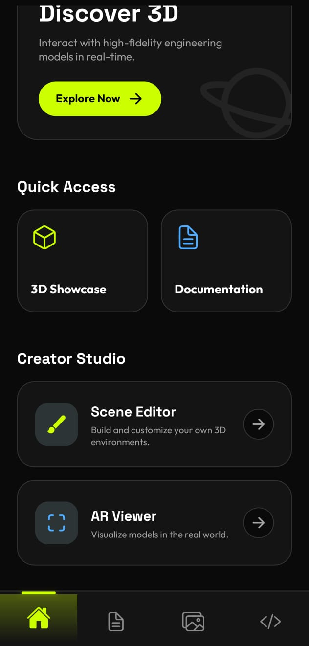 Three.js Mobile App
