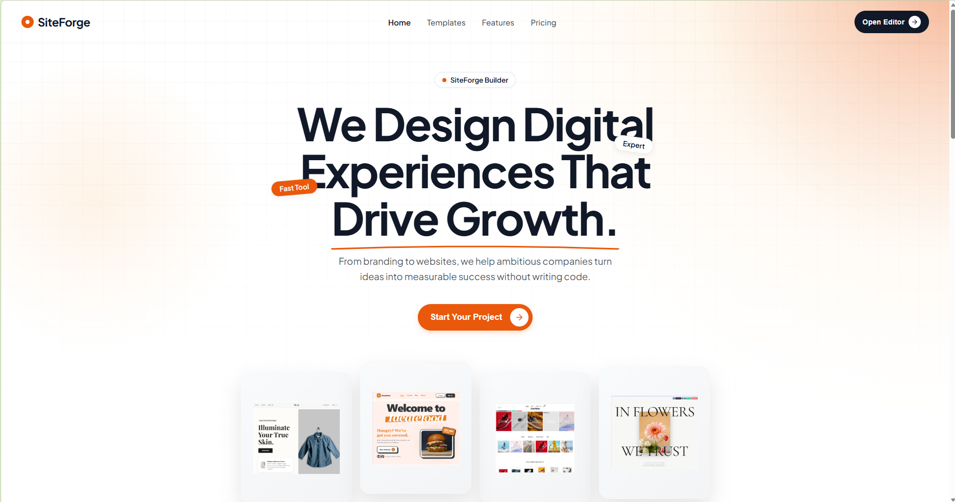 Visual Website Builder